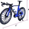 Bicycle Ornament Vehicles Mountain Bike Toy Model Decoration Crafts for Home (Blue#2)