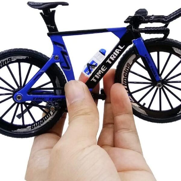 106fc395a51c4d12966eb32a00aefbd1 Bicycle Ornament Vehicles Mountain Bike Toy Model Decoration Crafts for Home (Blue#2)