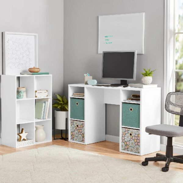 6 Cube Storage Organizer, White