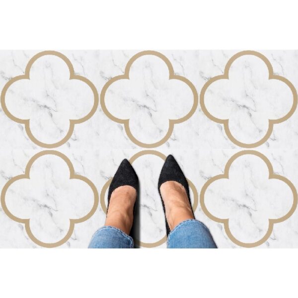 Retro Self Adhesive Vinyl Floor Tile - 20 Tiles/20 Sq. ft., 12 x 12, Slate Flooring Materials