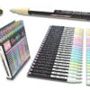 Tooli-Art Pastel Acrylic Paint Pens Multicolor Special Color Series Marker Set with 0.7mm Extra Fine Tip Set of 24