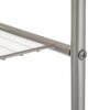 3-Shelf over the Toilet Steel Wall Mount Storage Shelf Unit, Black, Holds up to 30 lb Capacity