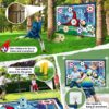 Ball Game Set for Boys, Indoor Outdoor Soccer Toys for 3-5 6-8 8-12 Years Old Kids
