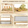 Large Hamster Cages And Habitats, Wooden Chicken Brooder Box, Small Animal Cage, Reptile Tank, Bearded Dragon Tank, 20