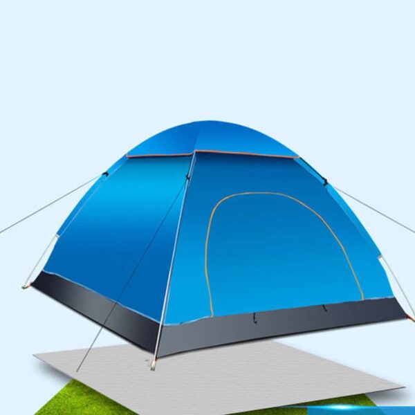 2-3 Person Instant Pop Up Lightweight Camping Tent, Outdoor Easy Set Up Automatic Family Travel Tent,Portable Backpacking Ultralight Waterproof Windproof Anti-UV Sun Shelter Tent