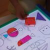 Battat Shine Bright Plastic Lightbox 60 Shapes 3 Transparency Sheets, Toddler and Preschool Toys