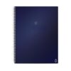 Rocketbook Fusion Smart Reusable Spiral Notebook, Black, Letter Size Eco-Friendly Notebook (8.5
