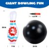 Giant Inflatable Bowling Set for Kids and Adults, Christmas Birthday Party Games, Kids Education Motor Skills Toys