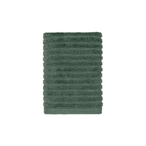Gardens PowerLoft AIRRICH® Cotton 6-Piece Bath Towel Set, Green Ash Textured Stripe