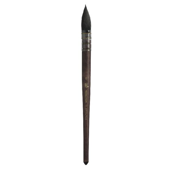 Princeton Brush Neptune Synthetic Squirrel Watercolor Brush, Quill, 8