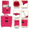Everything Mary Plastic Craft Cart Organizer - Blue - Hobby Storage Case - Ideal for Teachers & Crafters