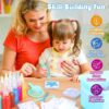Mocoosy 20 Colors Magic Fairy Water Gel Toy Kit for Kids, Aqua Elf Water Gel Kit with 20 Magic Gels & 16 Squishy Maker Molds, Magical Squishy Paint Set Art Crafts STEM Game Activities for Boys Girls