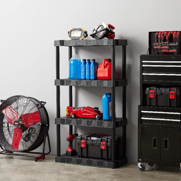 Black Plastic 4-Tier 56.2