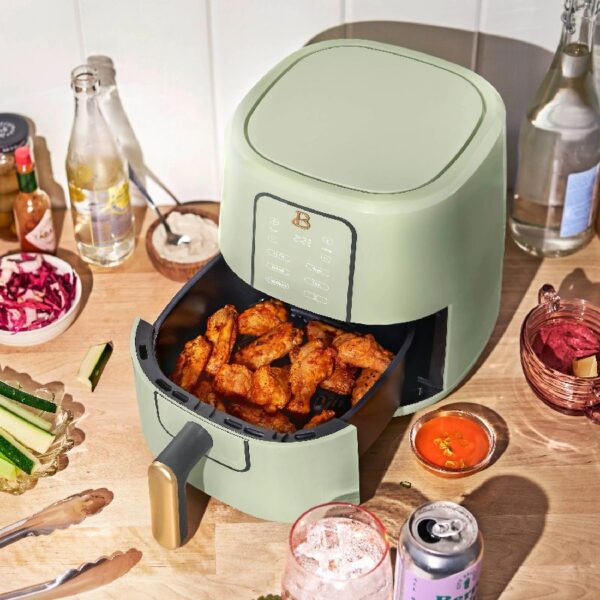 3 Qt Air Fryer with TurboCrisp Technology, White Icing by Drew Barrymore