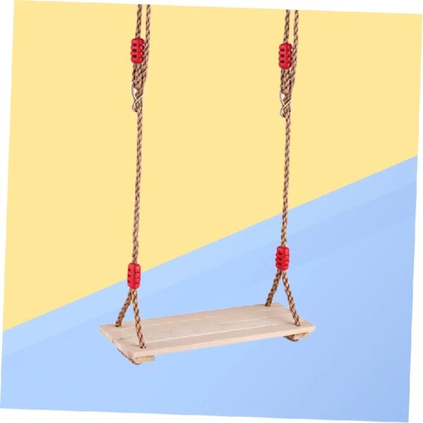 Patio Swing Wooden Swing Simple Wooden Design Backyards 1Set