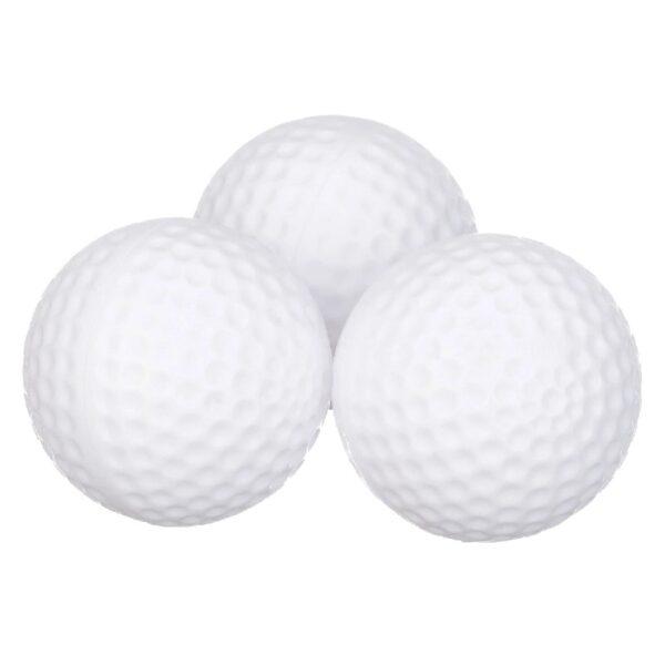 (4 pack) 15Pk White Hollow Practice Golf Balls
