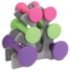 20lb Hourglass Neoprene Dumbbell Set with