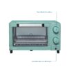 4 Slice Countertop Toaster Oven with 3 Settings, includes Baking Rack and Pan, Black, New