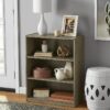 3-Shelf Bookcase with Adjustable Shelves, White