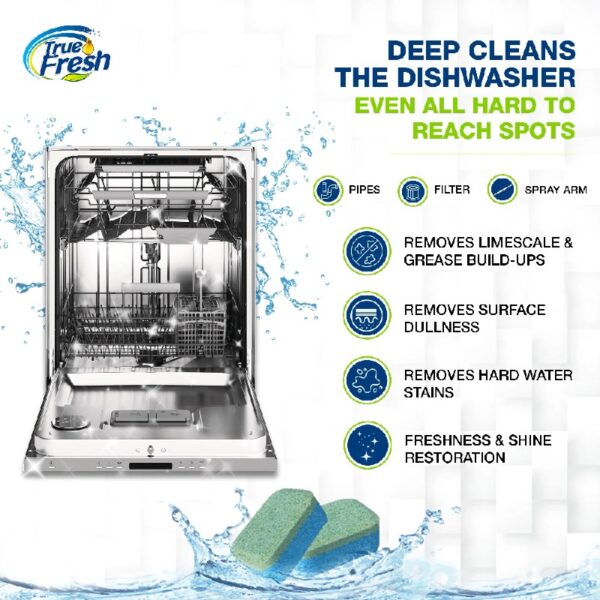 Washing Machine Cleaner and Dishwasher Cleaner Tablets Bundle - 24 Pack Each