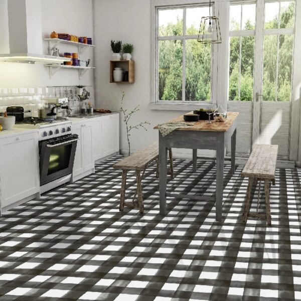 Retro Self Adhesive Vinyl Floor Tile - 20 Tiles/20 Sq. ft., 12 x 12, Slate Flooring Materials