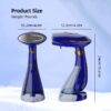 Steamer for Clothes, 1500W Handheld Clothing Steamer for Garment, 168/288ml Big Capacity Steam Iron, for Home, Office