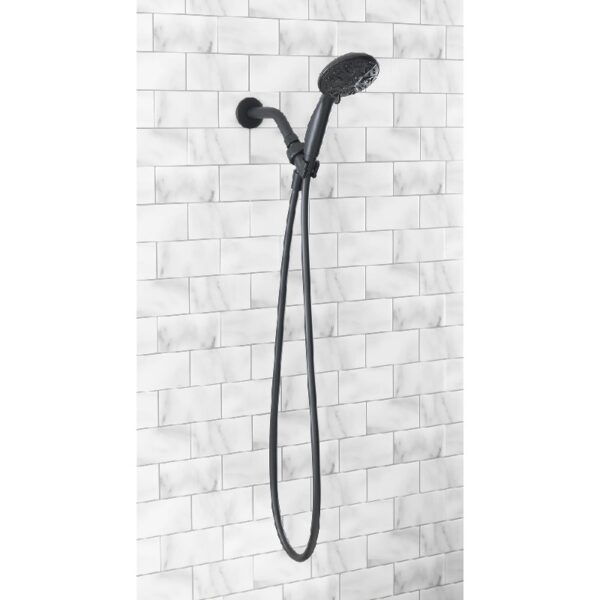 5-Setting Handheld Shower Head, Matte Black