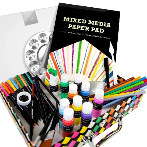 Smarts & Crafts Art Supply Library, 49 Pieces, Unisex, Kids & Teens