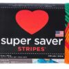Red Heart Super Saver Yarn - Favorite Stripe, Multipack of 6
