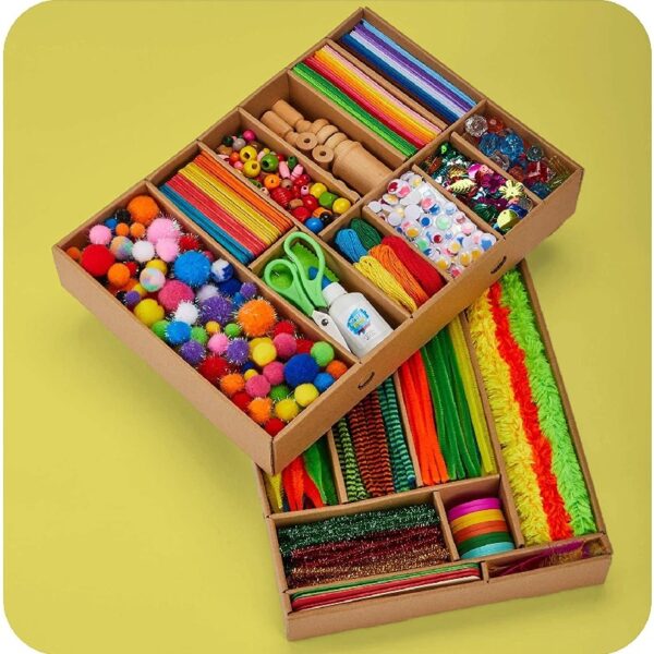 Dan And Darci Arts And Crafts Vault Supply Set Box Craft Kit 1000 Plus Piece