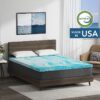 EGO HOME 2 inch Memory Foam Mattress Topper, Twin Mattress Topper, Cooling
