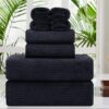 4 Pack Large Bath Towel Set 600 GSM Ultra Soft Oversized White Towel Set 35