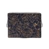 SINGER Large Premium Tackle Sewing Basket Navy Paisley Print with Notions Sewing Kit and Matching Pin Cushion