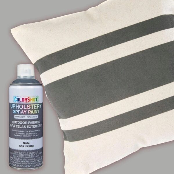 Tulip Colorshot Outdoor Fabric Upholstery Spray Slate Gray 4 Pack