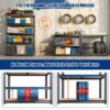 2050LBS 5-Tier Adjustable Storage Shelf Units for Garage Heavy Duty,35.6