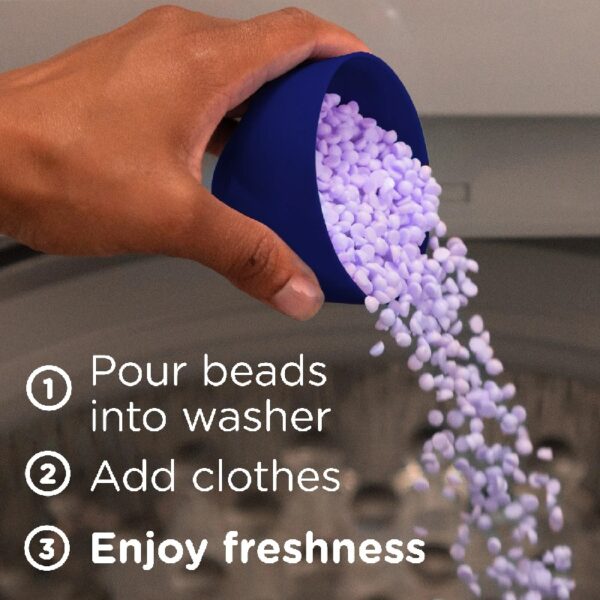 Infusions Calm in-Wash Laundry Scent Booster Beads, Lavender and Vanilla Bean, 30.1 oz