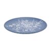 12-Piece Daisy Bamboo Melamine Dinnerware Set, Blue