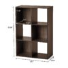 6 Cube Storage Organizer, White