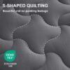 Queen Mattress Pad, Quilted Fitted Mattress Topper Protector, Cooling Breathable Bed Cover with 8-21