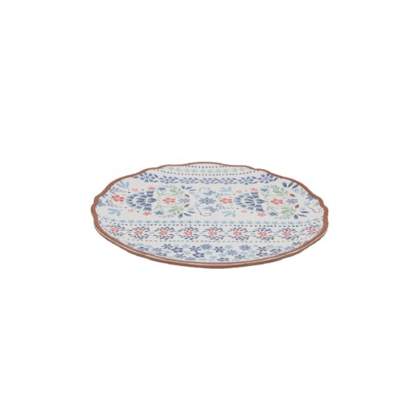 The Pioneer Woman Hattie 12-Piece Bamboo Melamine Dinnerware Set, Multicolor