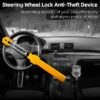 Steering Wheel Lock - Heavy Duty Antitheft Device and Car Security Lock with Adjustable Locking and 2 Keys -for Auto/SUV/Van/Truck
