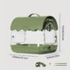 1pc Acrylic Bird Cage With Bird Bag, Parrot Outdoor Ornamental Bird Cage, Can Be Carried Outdoors, Bird Supplies