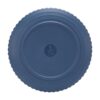12-Piece Daisy Bamboo Melamine Dinnerware Set, Blue