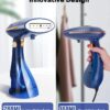 Steamer for Clothes, 1500W High Power Handheld Garment Steamer with 288ml&168ml Big Capacity Detachable Water Tank, Foldable Fabric Steamer Removes Wrinkle for Home Travel Office