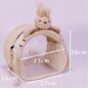 Anvazise Pet Carrier Bag Breathable Cute Doll Decor Portable Small Animals Hamster Chinchilla Travel Shoulder Bag for Outdoor