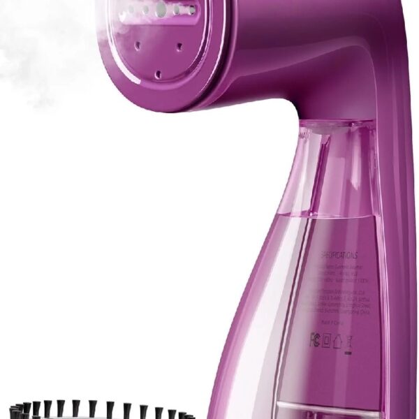 Steamer for Clothes, 1100W Garment Steamer, Fast Wrinkle Removal with Large 300ml Water Tank, Compact and Portable Travel Steam (white)