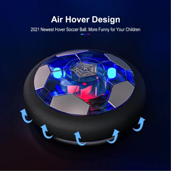 3-in-1 LED Soccer Hockey Bowling Set Indoor/Outdoor Toys, Gifts for 3 4 5 6 7 8+ Years Boy Girl