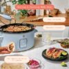 4Qt Slow Cooker with Touch-Activated Display, White Icing by Drew Barrymore