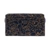 SINGER Large Premium Tackle Sewing Basket Navy Paisley Print with Notions Sewing Kit and Matching Pin Cushion