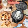 Rotating Belgian Waffle Maker, White Icing by Drew Barrymore